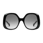 Oval-frame sunglasses