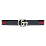 GUCCI 〔チルドレンズ〕ダブルG レザー ベルト チルドレンズ〕ダブルG ベルト ・ブラウン レザー | GUCCI公式