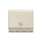 GG Supreme, white leather