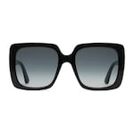 Rectangular-frame acetate sunglasses
