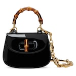 black patent leather