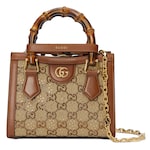 camel and dark brown GG canvas