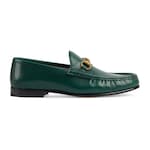 dark green leather