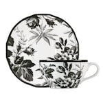 porcelana negra y blanca