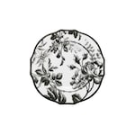 porcelana negra y blanca