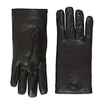 Leather gloves with Double G