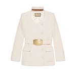 Wool crêpe jacket