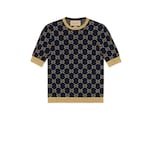 GG cotton lamé top