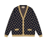 GG cotton lamé cardigan