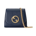 dark blue leather