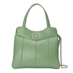 light green leather