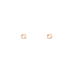 Pendientes de tuerca Gucci Interlocking