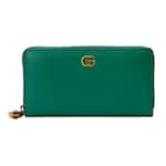 emerald green leather