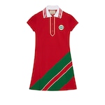Cotton piquet polo dress
