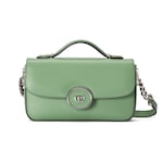 light green leather