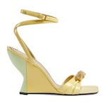 yellow patent leather