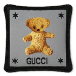 Cojín de lana con oso Gucci