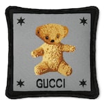 Gucci小熊羊毛靠垫