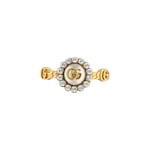 Anello GG Marmont con fiore e Doppia G