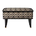 black velvet jacquard