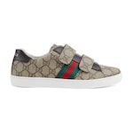 tessuto GG Supreme beige ed ebano