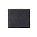 GG rubber-effect bi-fold wallet
