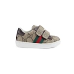 tessuto GG Supreme beige ed ebano