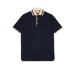 Poloshirt aus Baumwolle mit GG Stickerei