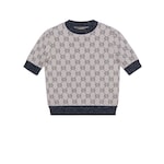Maglia GG jacquard in lamé