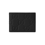 GG rubber-effect bi-fold wallet