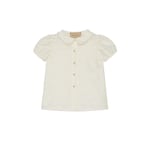 Baby GG stars cotton jacquard dress