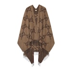 beige and dark brown