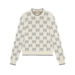 GG cotton knit sweater