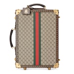 Gucci Savoy〕キャリーオン トランク ・ベージュ＆エボニー GG