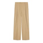 Pantalones de jacquard de lana con GG