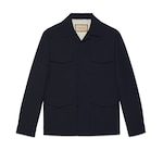 Wool twill jacket