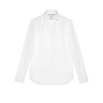 Chemise à plastron en coton Sea Island