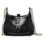 black patent leather