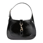 black patent leather