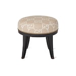 tejido beige y blanco