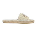 white viscose-effect raffia