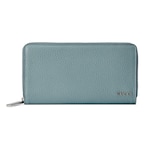 pastel blue leather