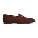 dark brown suede
