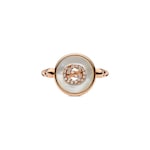 Anello Gucci Interlocking in oro 18 carati con diamanti