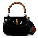 black patent leather