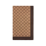 camel and dark brown