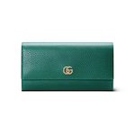green leather