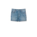 Shorts regular in denim con Morsetto