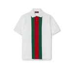 Cotton polo shirt with Web