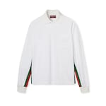 Long sleeved polo shirt with Web